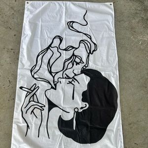 Black and White Tapestry